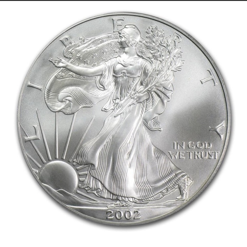 2002 Silver American Eagle Coin